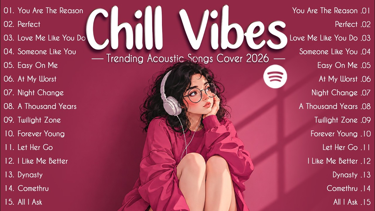 Relax & Enjoy Playlist 🎧 Trending Pop Songs 2026 🌿 Best Acoustic Love Songs