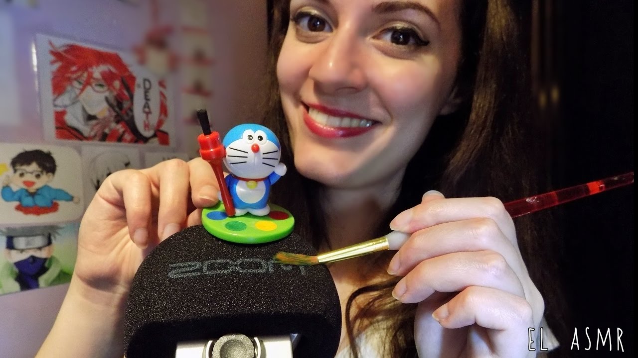 ★ASMR italiano★ Chiacchiere e Brushing sul Microfono *zoom h6* (mic brushing)
