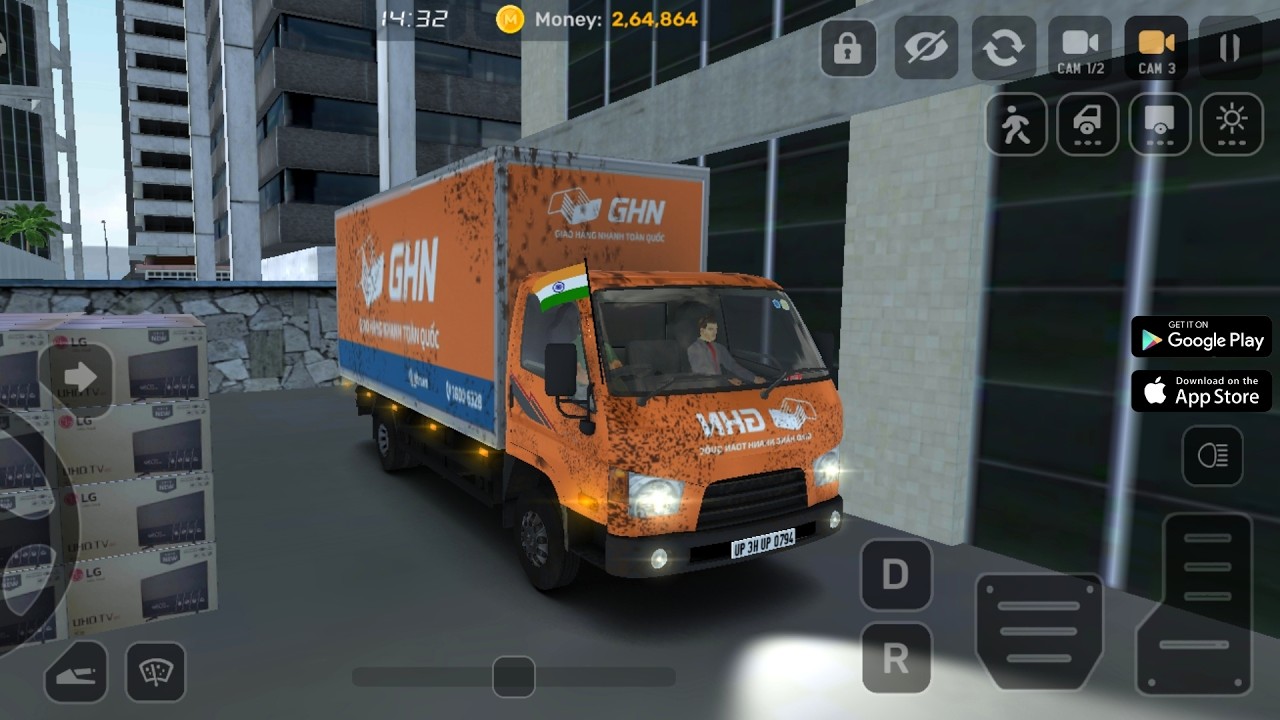 Transporting Television 📺 Through City Roads 🚛 | Minitruck Simulator Vietnam Gameplay