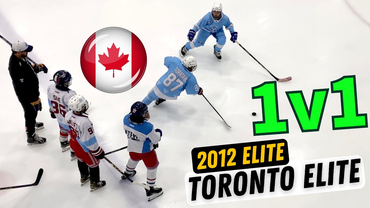 1v1 Hockey Drills - Toronto Elite 2012 Canada - Moves & Dangles