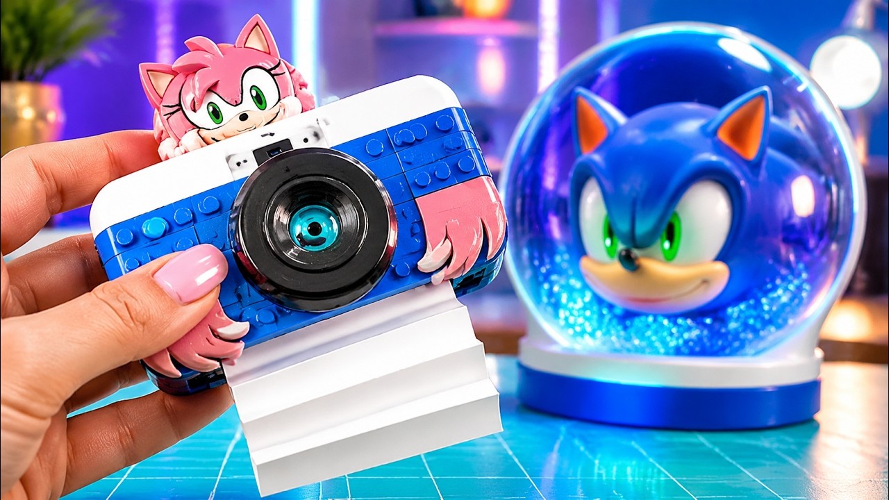 Мини бумажные поделки Sonic, которые реально работают 😲💙 Удивительные DIY