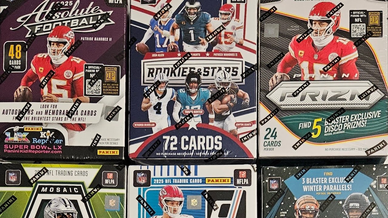 TBB CREW ELITE PLUS GOLD - 2025 PANINI FOOTBALL RANDOM TEAM BLASTER BOX BREAK - TEAM RANDOMIZER