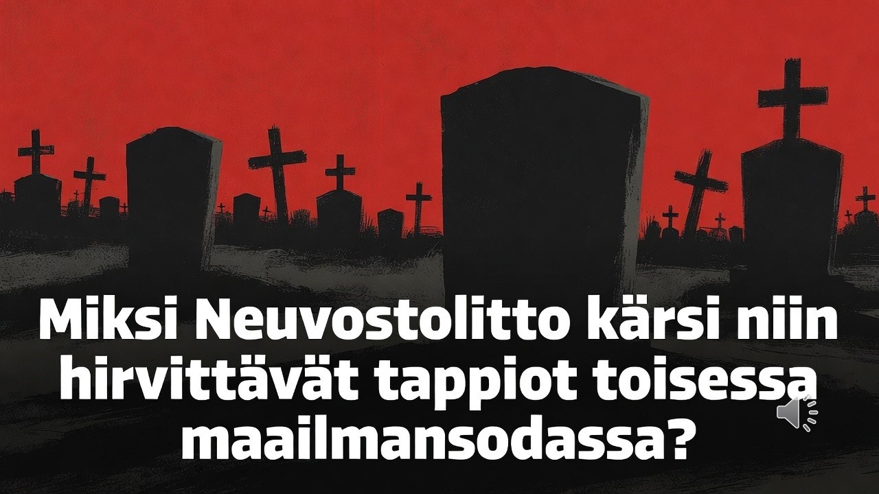 Miksi Neuvostoliitto kärsi niin hirvittävät tappiot toisessa maailmansodassa?