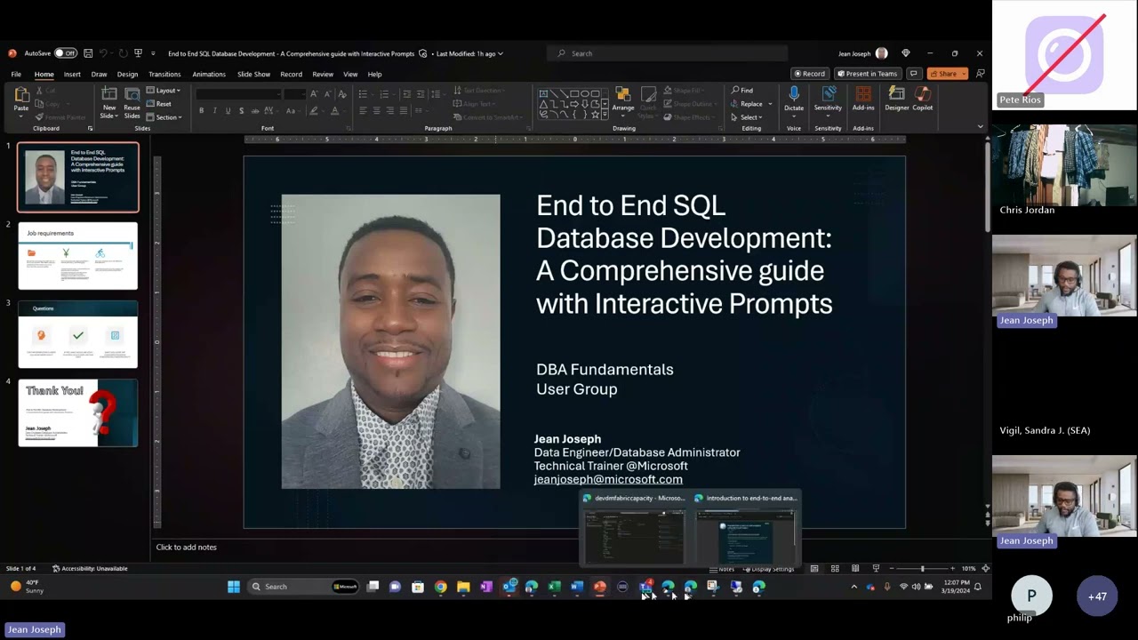 End to End SQL Database Development  A Comprehensive guide with Interactive Prompts
