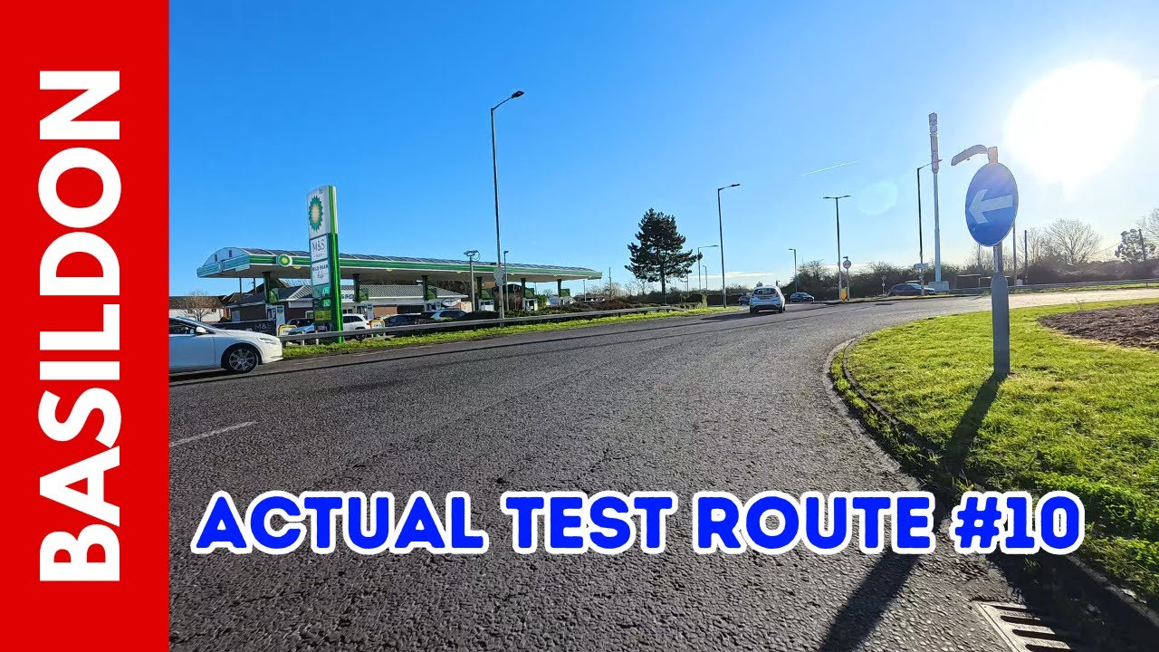 Actual Basildon Driving Test Route With Commentary, Speed Limits, Street Names #10
