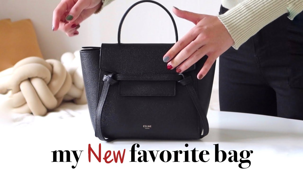 review. 명품백을 하나만 산다면 전 이걸 사겠어요...🖤👜✨ 셀린느 나노 벨트백 celine beltbag nano
