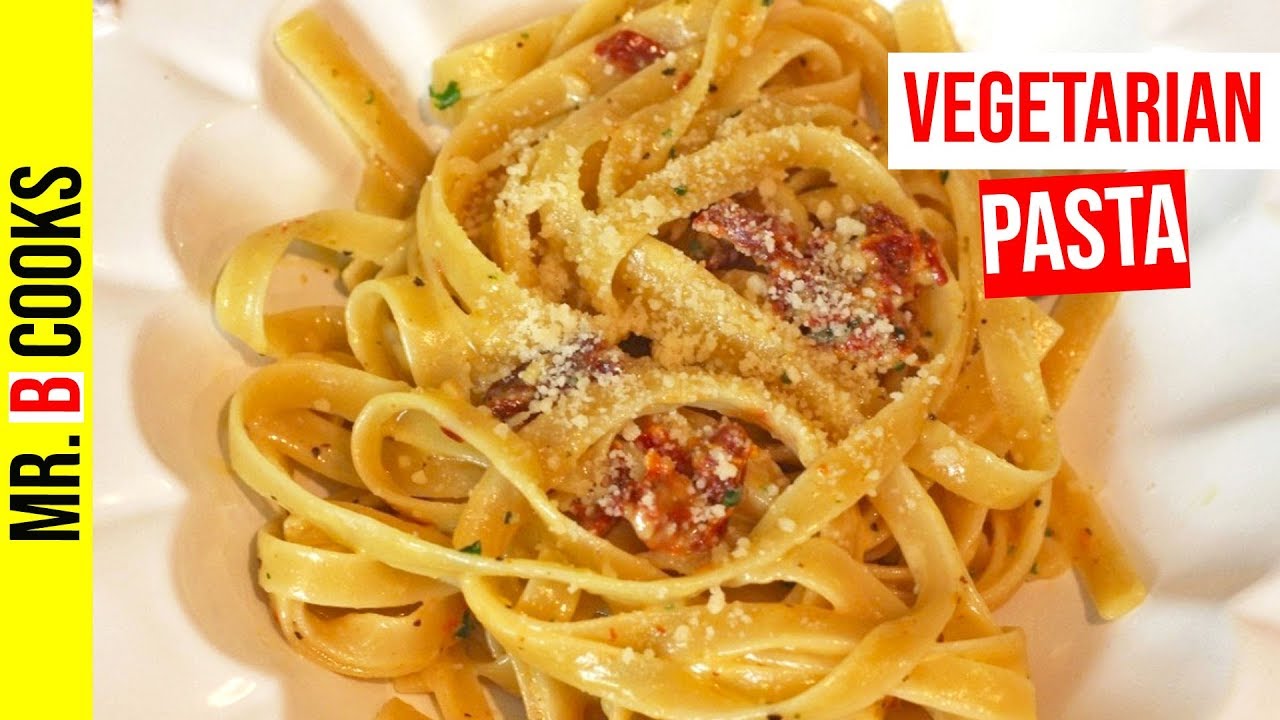 Vegetarian Carbonara Pasta Recipe | Easy Dinner Food Recipes