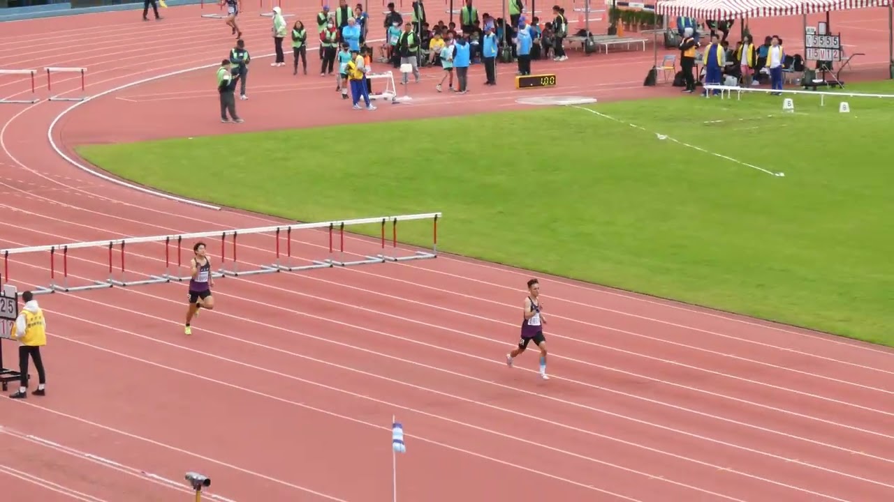 新竹縣115年中小學聯合運動會-高中男生400m跨欄 決賽