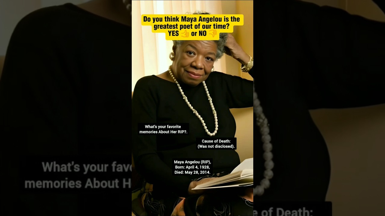 RIP Maya Angelou (1928&ndash;2014) &ndash; Legendary Poet Author and Voice of I Know Why the Caged Bird Sings