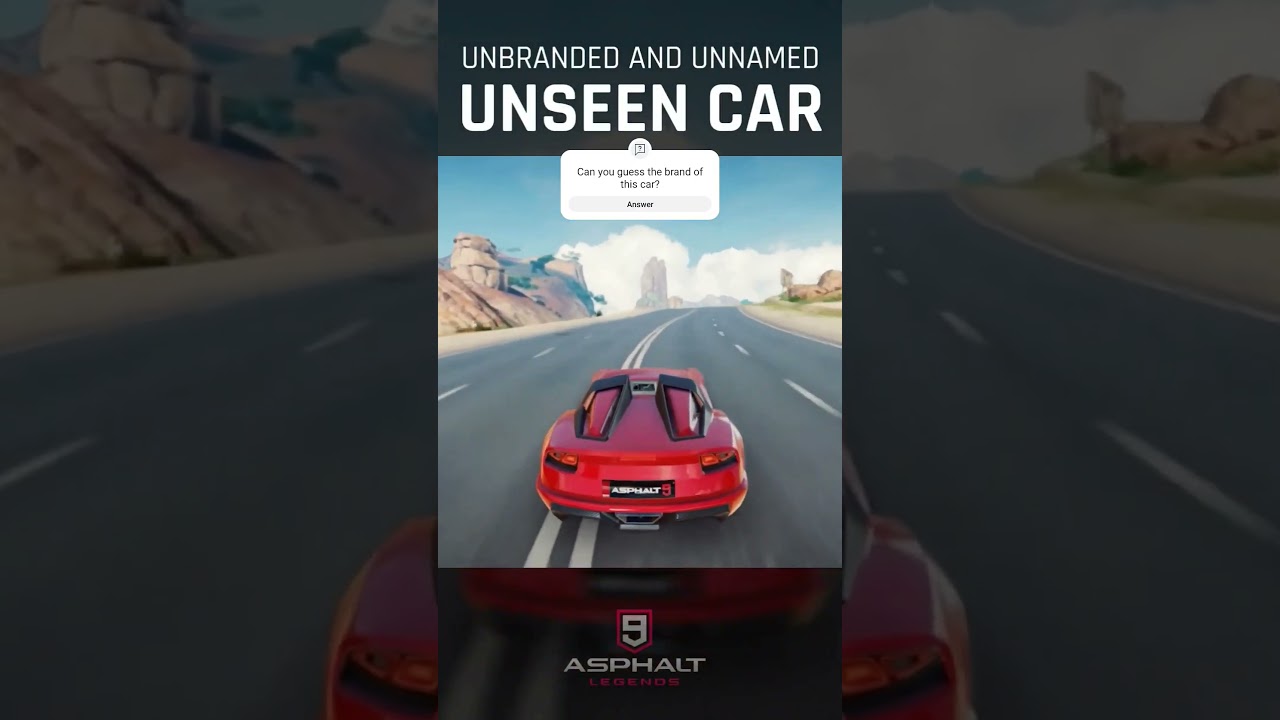 THE UNSEEN CAR of Asphalt 9 - #asphalt9 #a9creator #a9creator