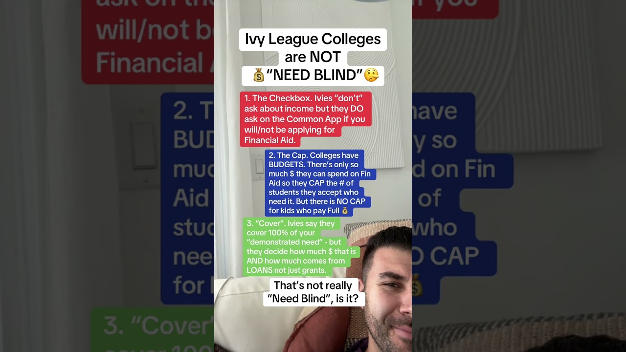 &ldquo;NEED BLIND&rdquo; IS A LIE🤥