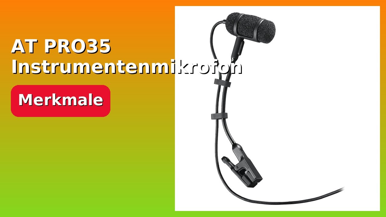 BEWERTUNG (2025): AT PRO35 Instrumentenmikrofon. WESENTLICHE Einzelheiten