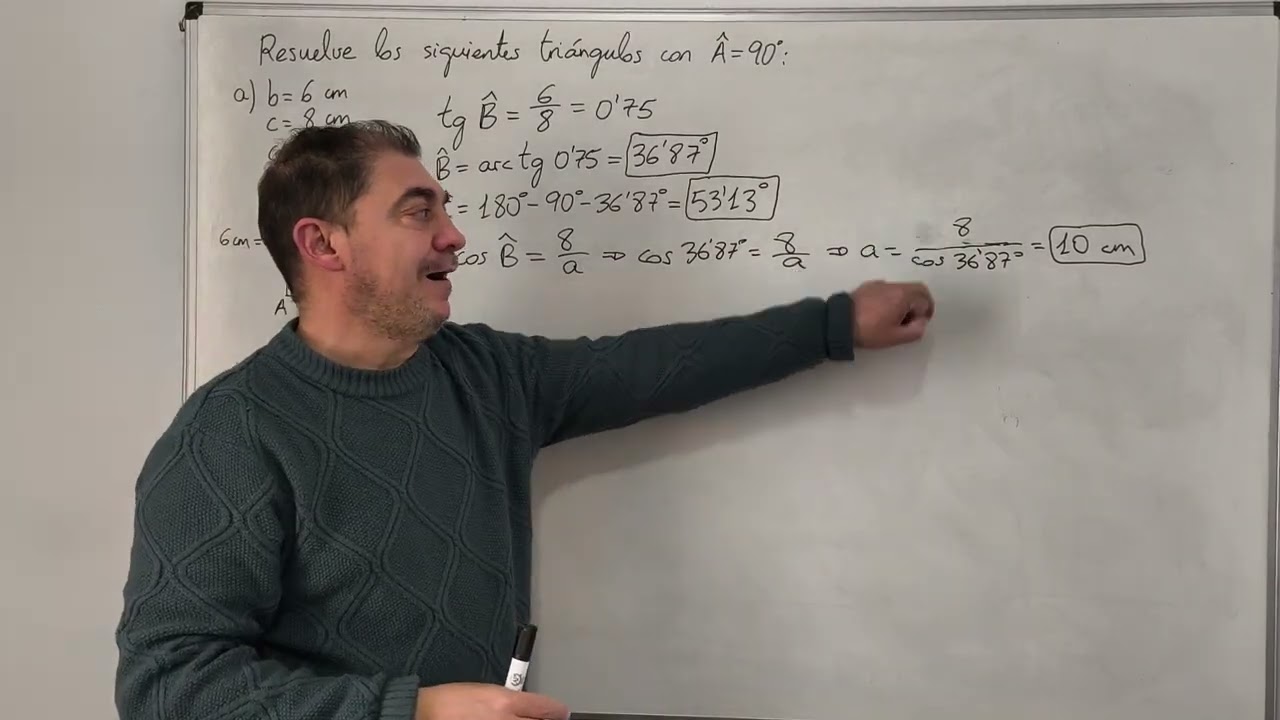 EJERCICIO 2. RESOLUCIÓN DE TRIÁNGULOS