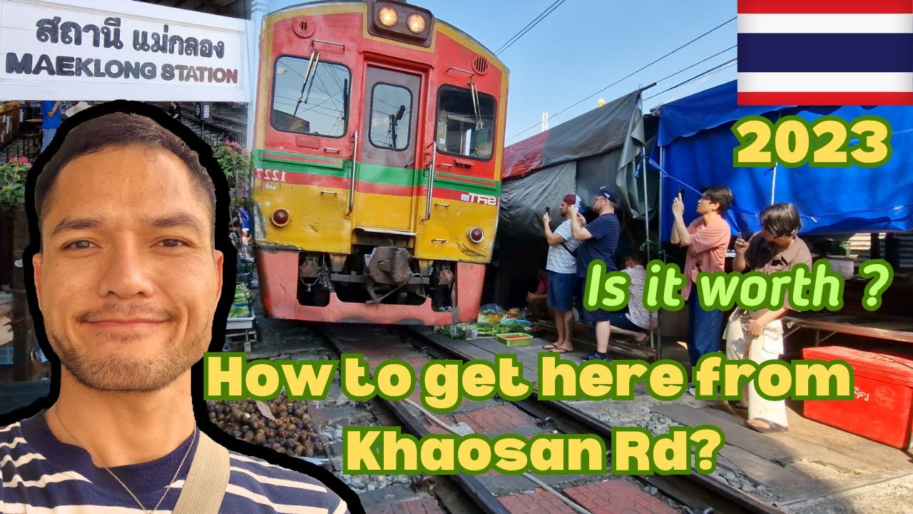 🇹🇭 From Khaosan road to Maeklong Railway Market by train
