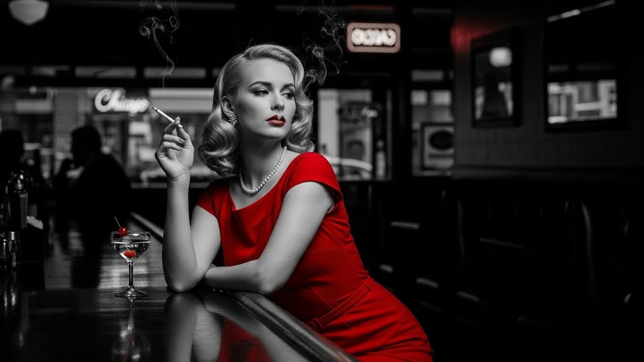 Midnight, Cigarettes & a Red Dress | Noir Jazz