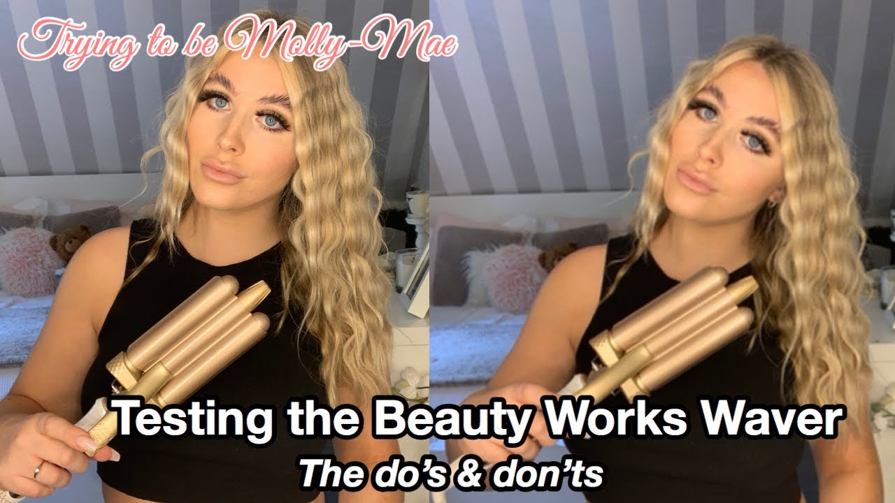 TESTING THE BEAUTY WORKS WAVER | TRYING TO BE MOLLY-MAE | THE DO'S AND DON'TS | Kate Peel