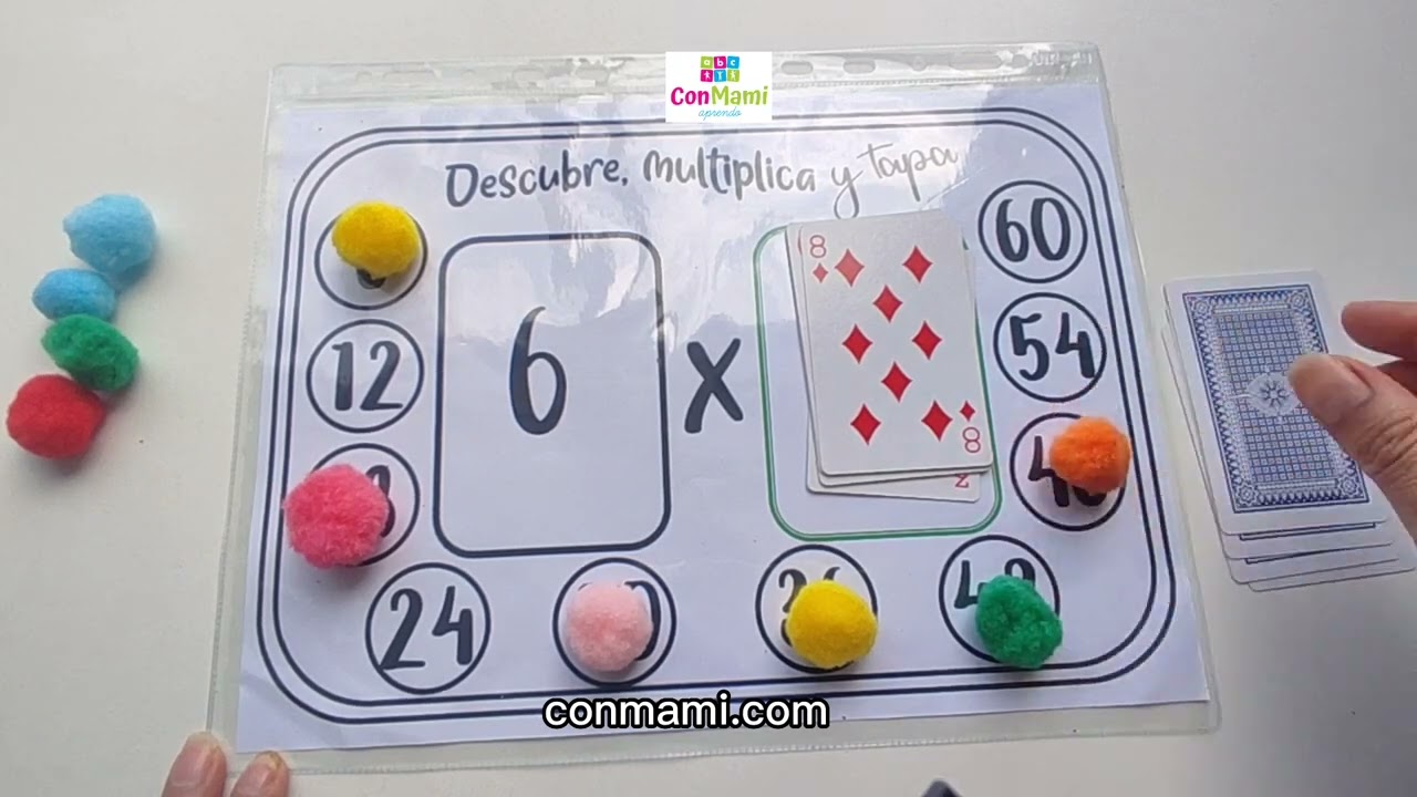 Estrategia para enseñar las tablas de multipicar manera motivadora