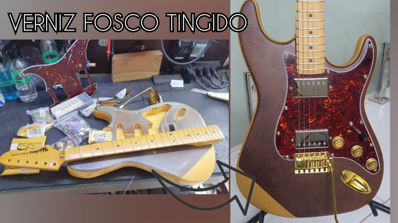 Guitarra Strato Walker - Verniz Tingido Natural