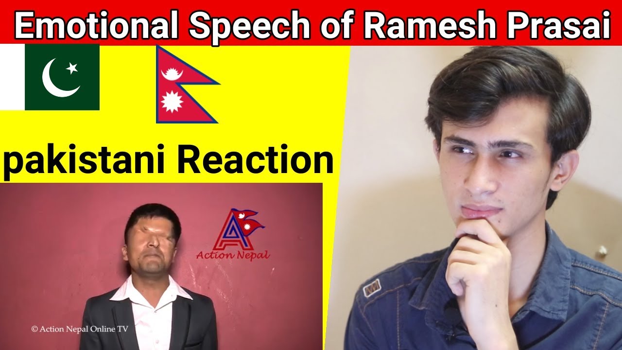 Pakistani reaction on Emotional Speech of Ramesh Prasai on Kalapani | India Nepal Border