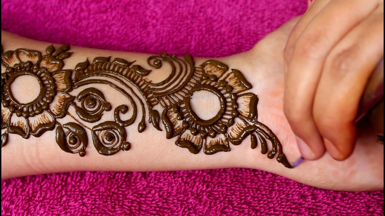 Beautiful latest heavy arabic mehndi designs for hands |2018|
