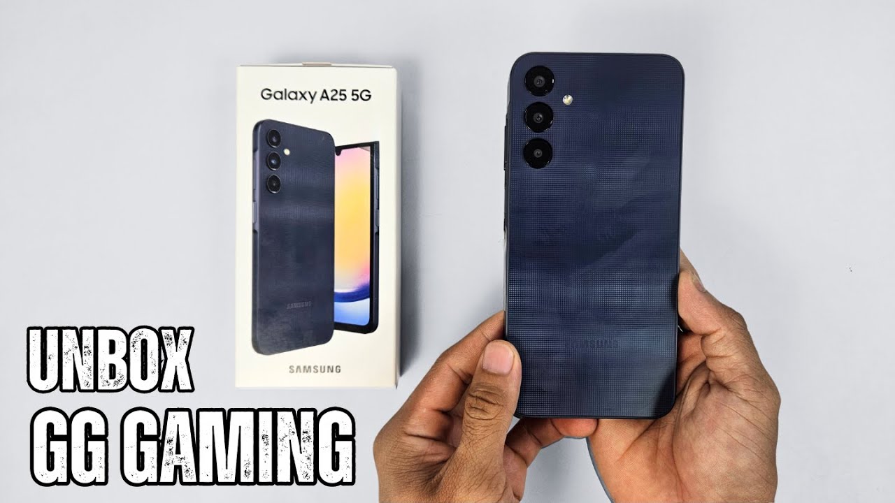 Распаковка Samsung Galaxy A25, камера, игровой тест