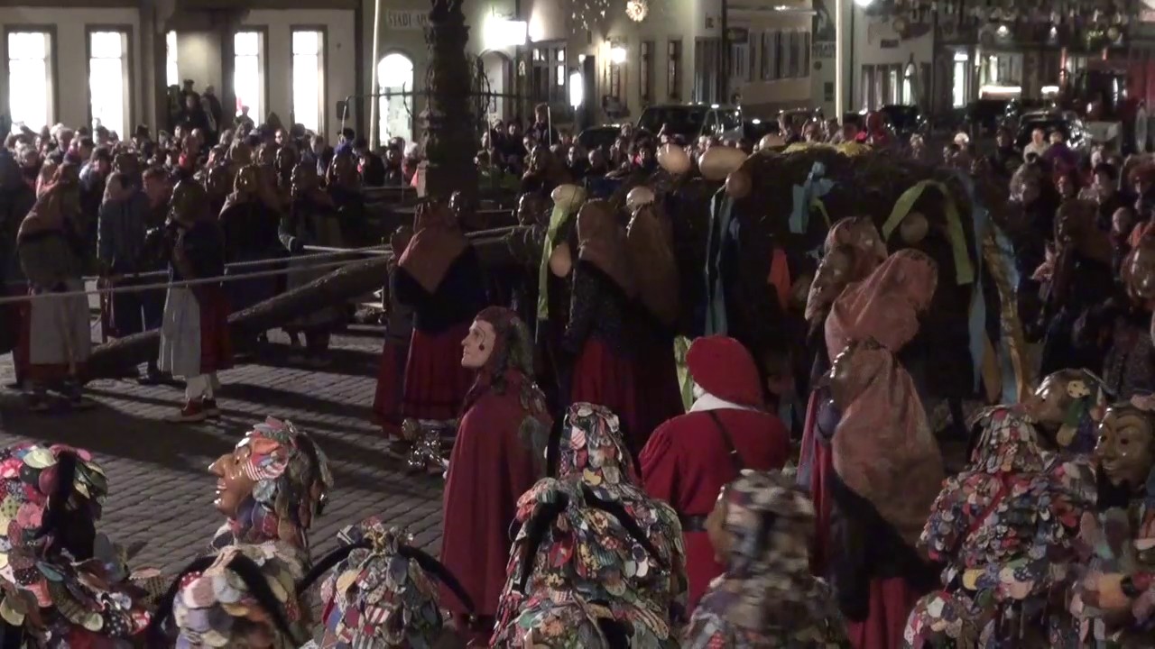 Gengenbacher Fasend - Besenaufstellen 2017