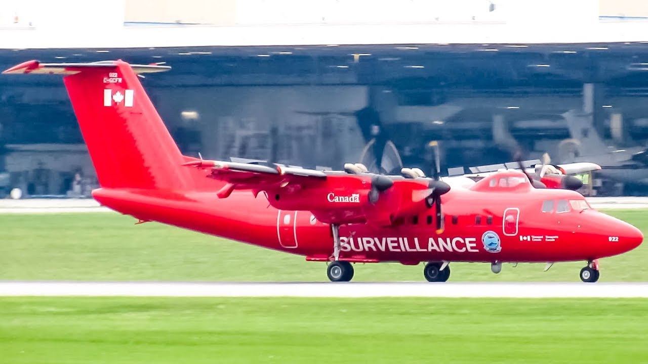 Transport Canada De Havilland Dash 7 (DHC7) landing in Ottawa (YOW/ CYOW)