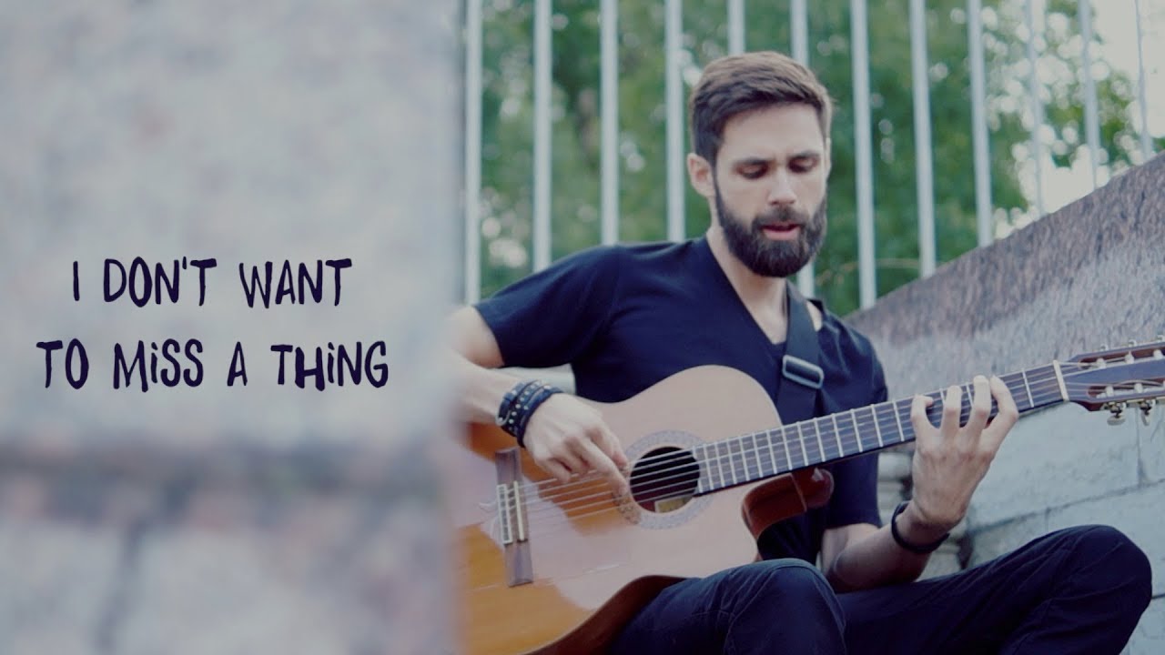 Aerosmith - I Don't Want to Miss a Thing (theToughBeard Cover на Гитаре)