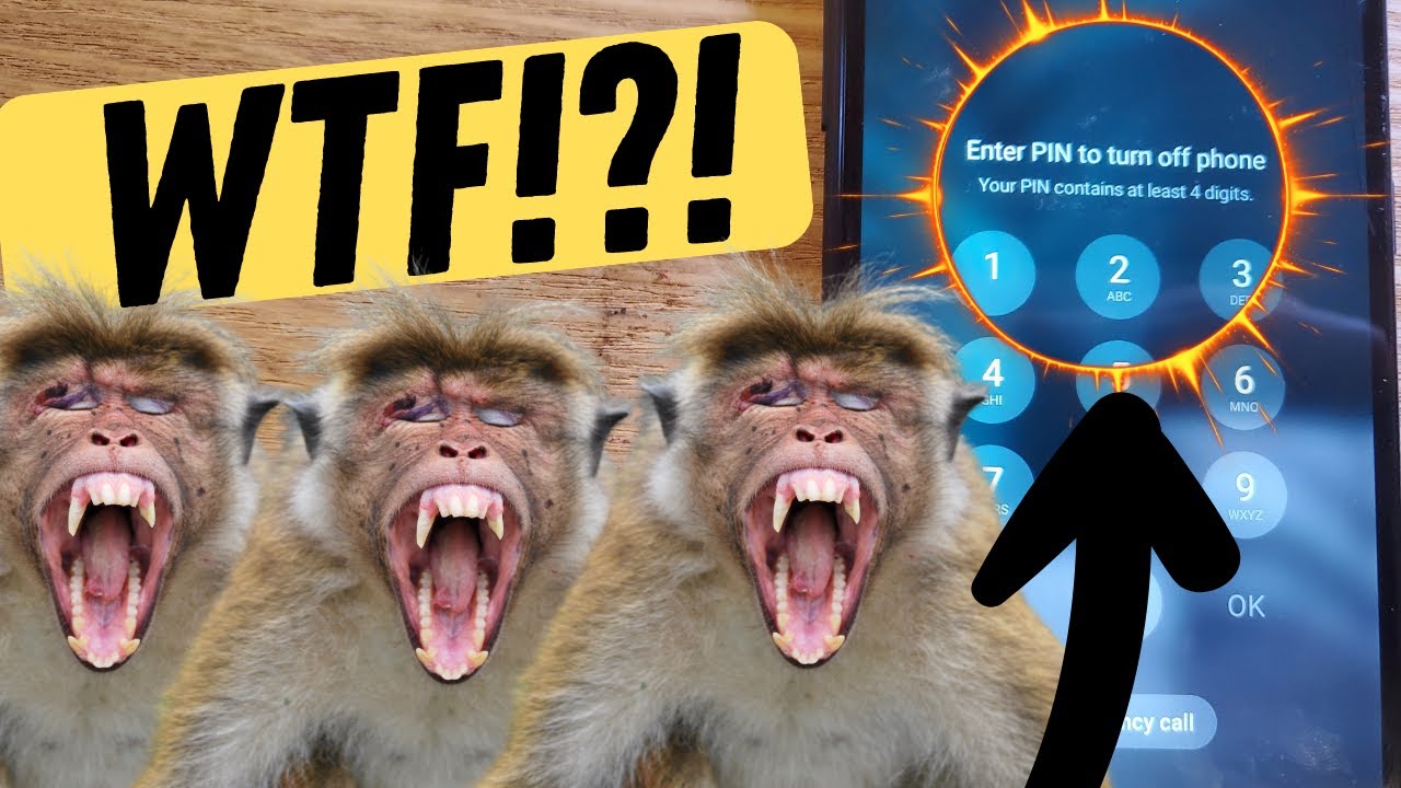 How to turn off / shutdown Samsung phone locked with Pin Pattern or Password lock. Samsung Galaxy