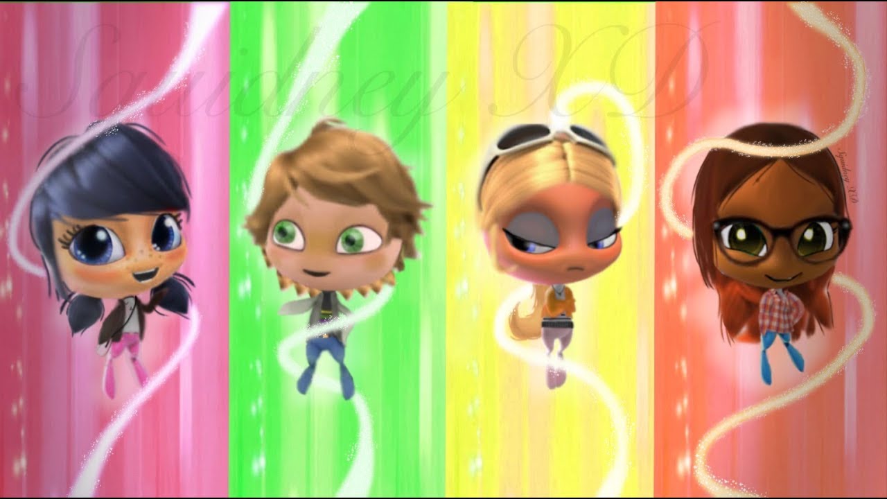 Miraculous Ladybug: Speededit: All Heroes as Kwamis