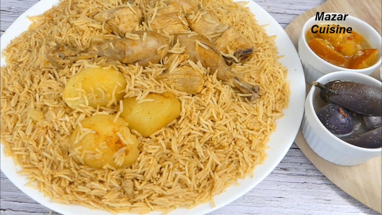 Chicken Dum Pukht Pulao In Pressure Cooker دمپخت مرغ پلو در دیگ بخار آسان و زود پز