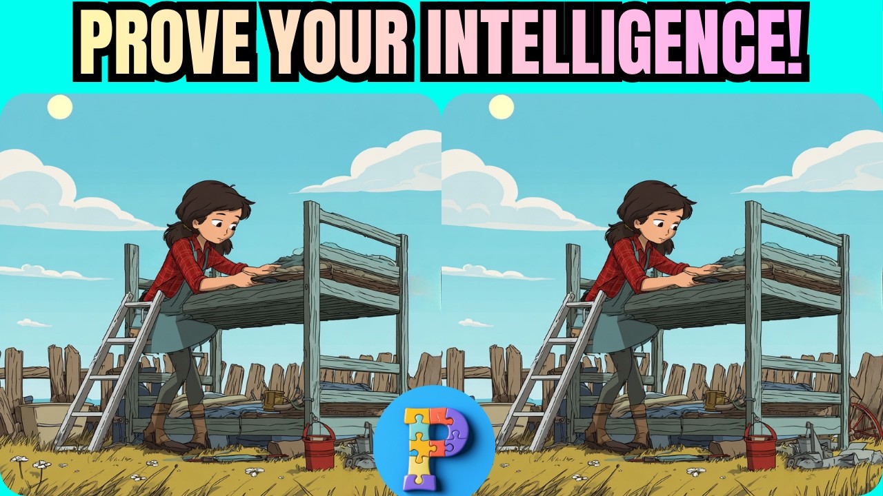 Spot The Difference!🧩 Can You Figure It Out?! 🧩 Can you find all five?