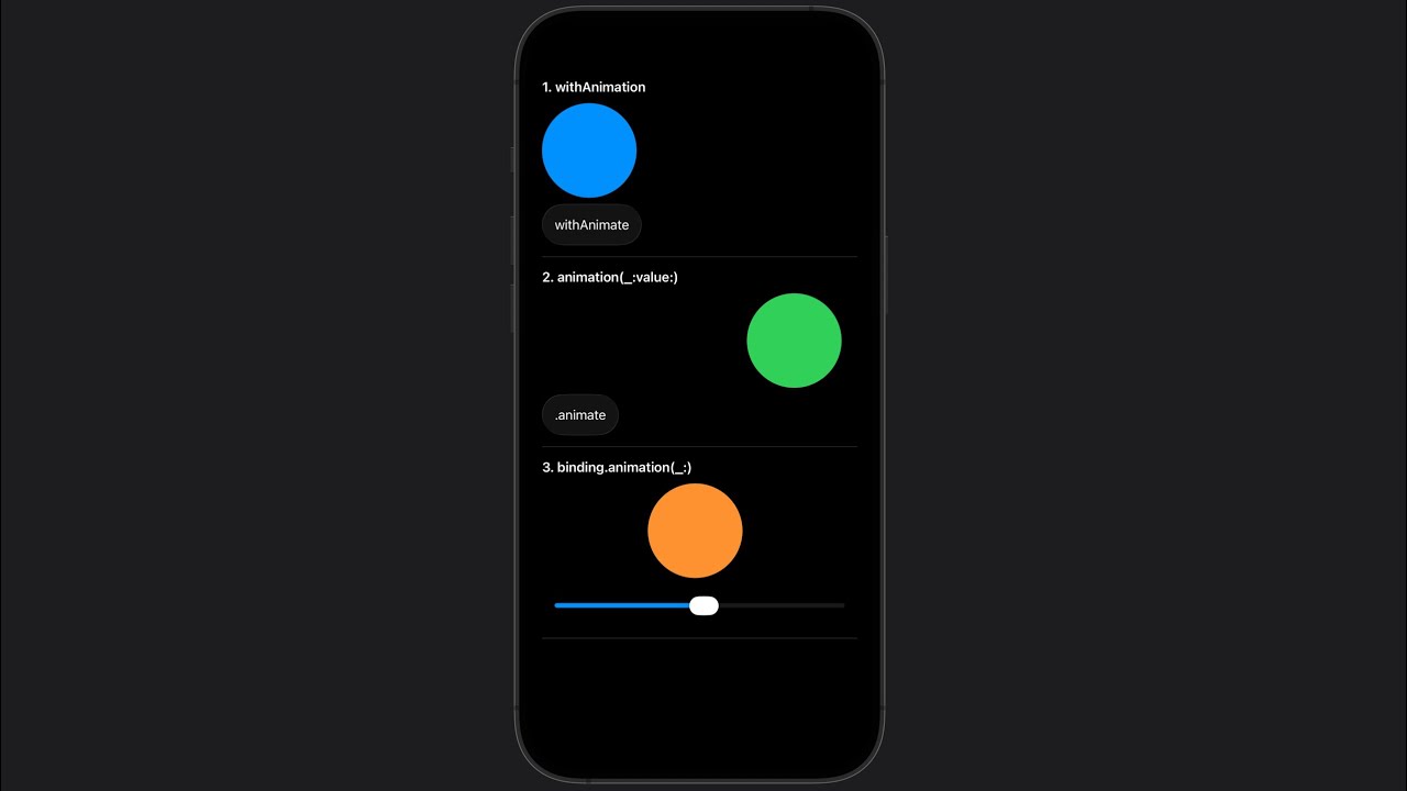 Three Fundamental Ways To Animate in SwiftUI