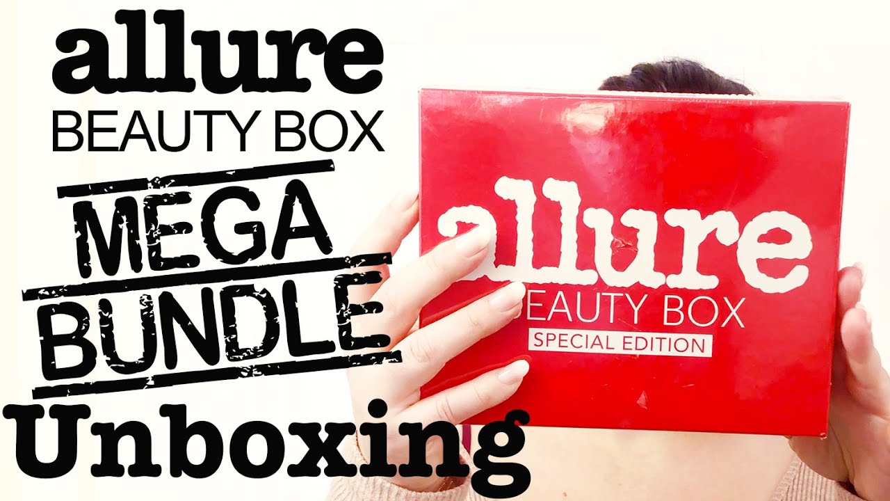 Распаковка МЕГАНАБОРА Allure Beauty Box! {Стоимость $254+!!!}