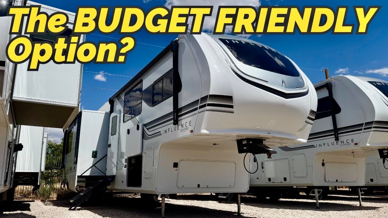 Can’t believe this is the budget friendly 2 bedroom model! 2025 Grand Design Influence 3804DS RV