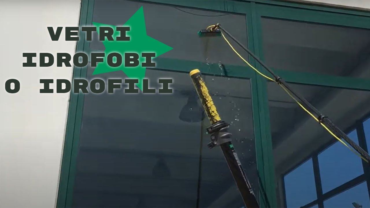 Vetri idrofobi o idrofili - ugelli a ventaglio o a matita