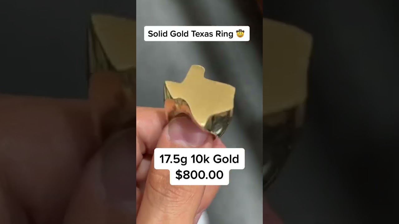 Solid Gold Texas Ring by Ijaz Jewelers | Best Jewelry Store in Texas