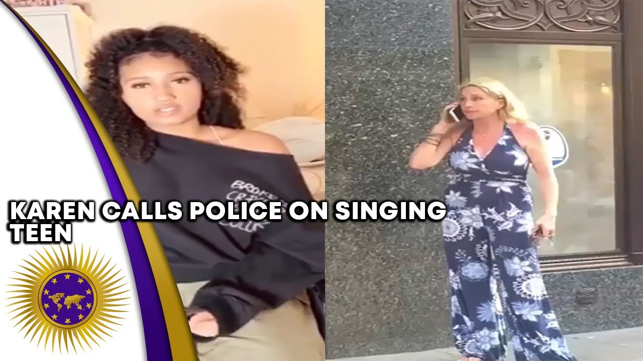 Karen Calls Police On Young Lady Singing On The Streets Of London