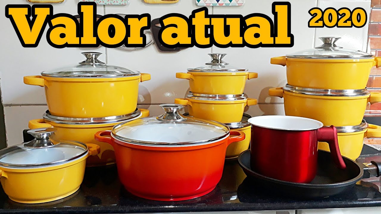Valor atual das PANELAS DE CERÂMICA 2020 / PANELAS COM REVESTIMENTO EM CERÂMICO CLINK