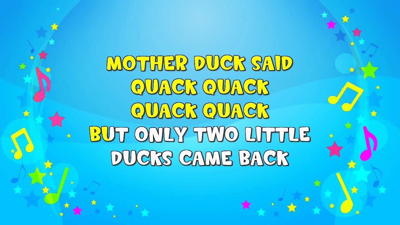 Five Little Ducks Sing-A-Long Jive Junior