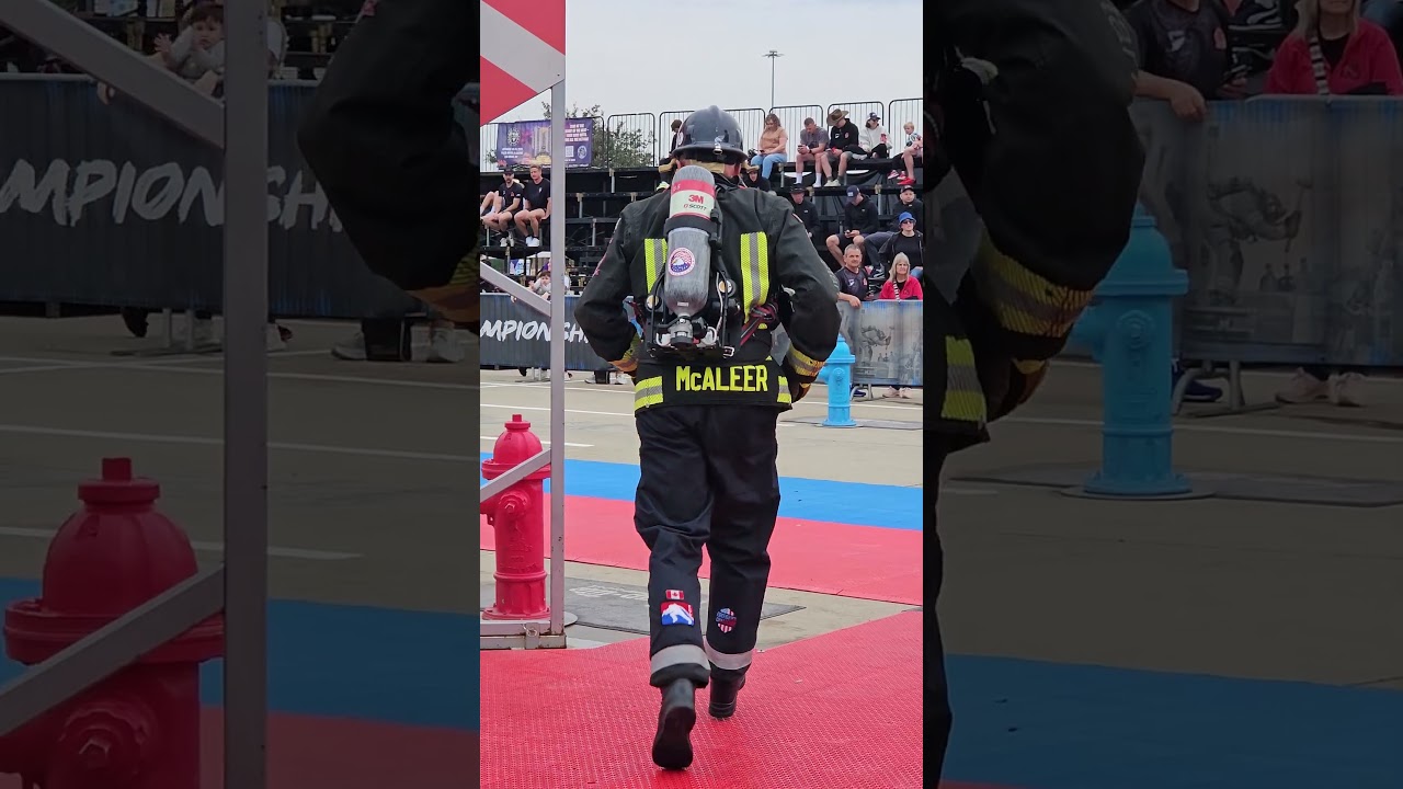Steve McAleer sets a NEW AGE 70+ WORLD RECORD Firefighter Challenge Championship World Championships