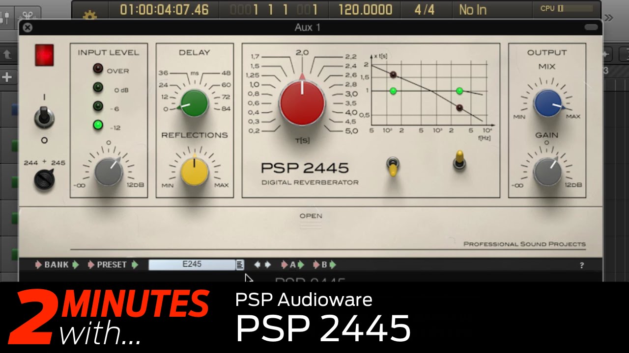 PSP Audioware PSP 2445 VST/AU plugin in action