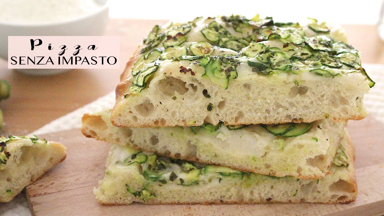 PIZZA SENZA IMPASTARE » ricetta FACILISSIMA | Veglife Channel