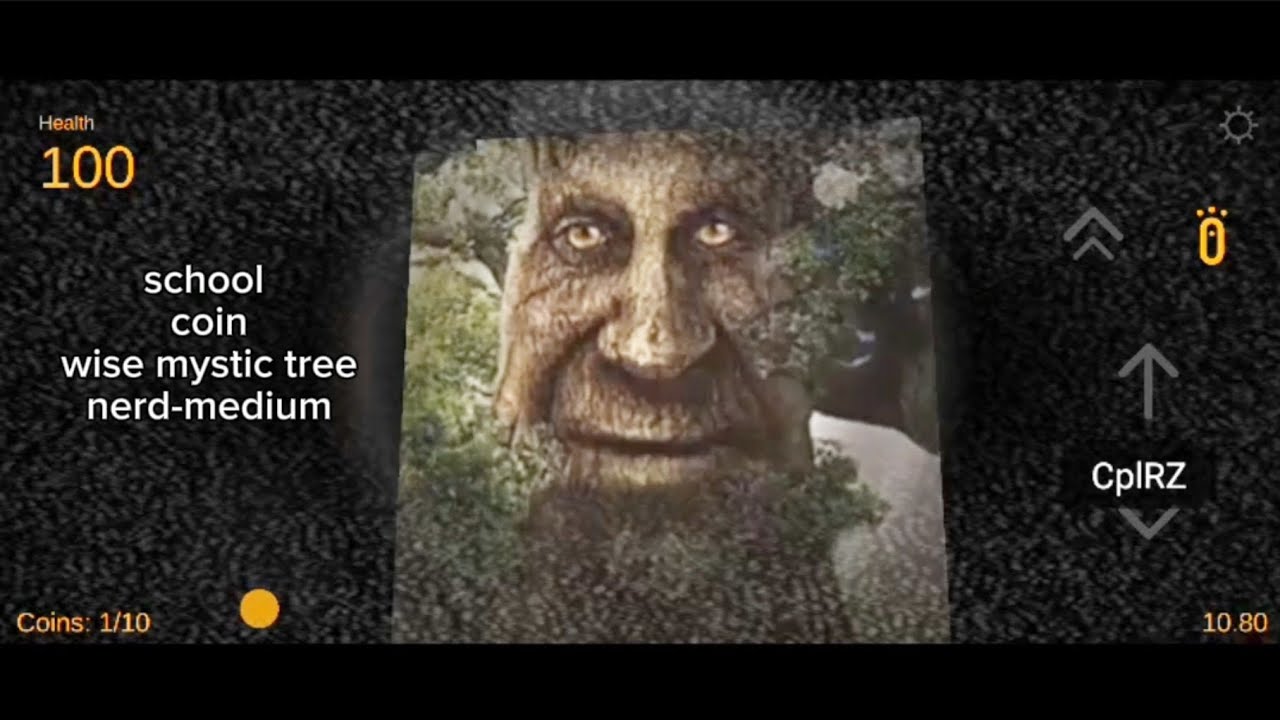 Wise Mystic Tree | Nextbot Chasing Gameplay | School - Coin - Nerd and Medium Difficulty
