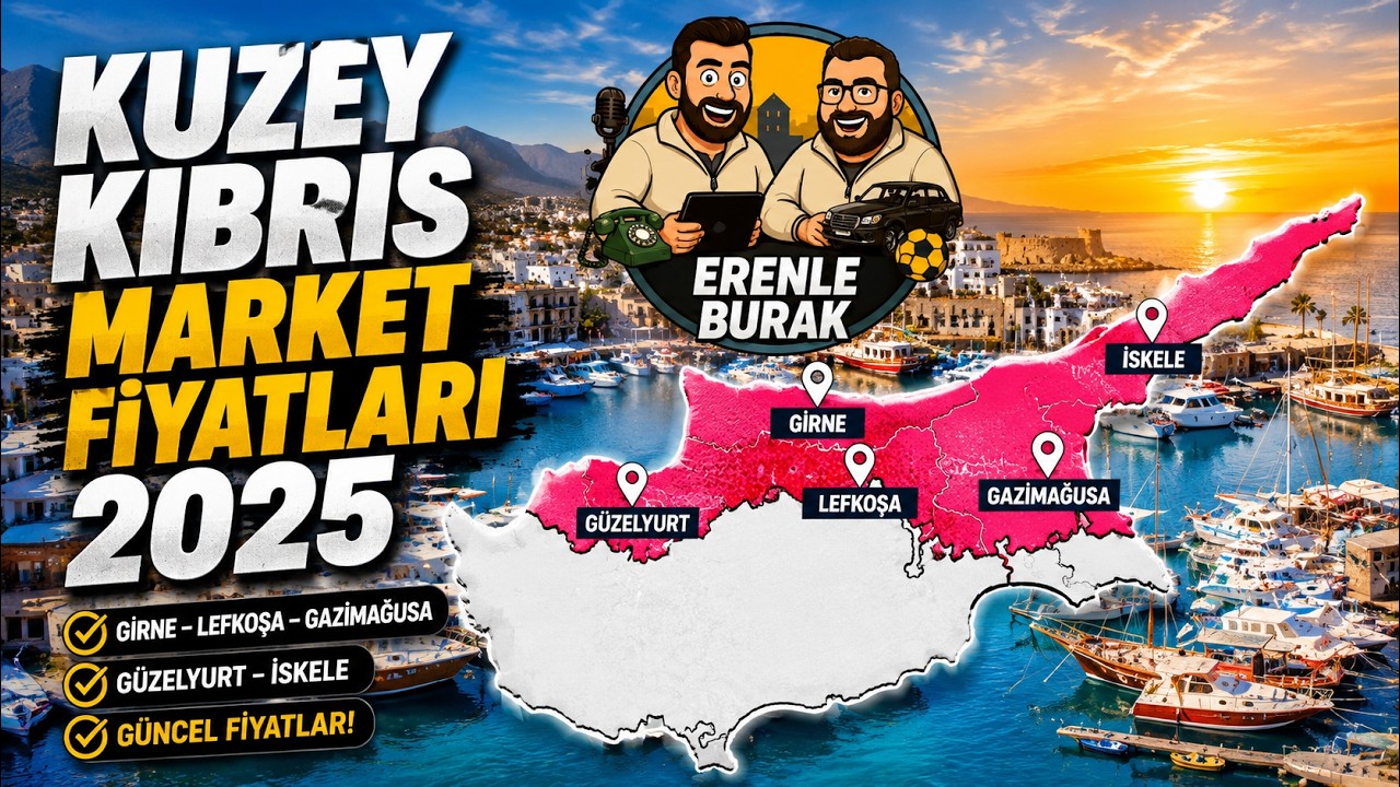 Kıbrıs Market Fiyatları Türkiye'den Ucuz mu?  #kıbrıs