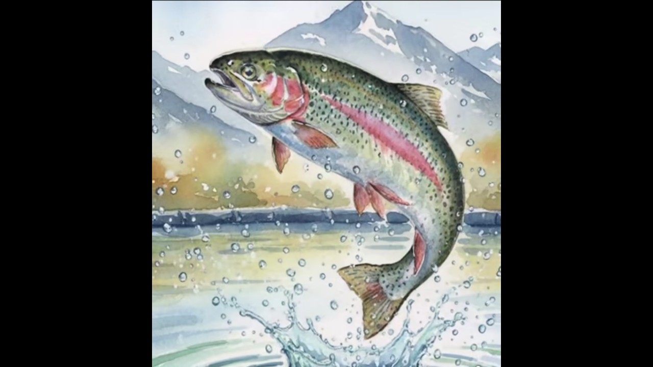 Pescando Truchas en el Frio