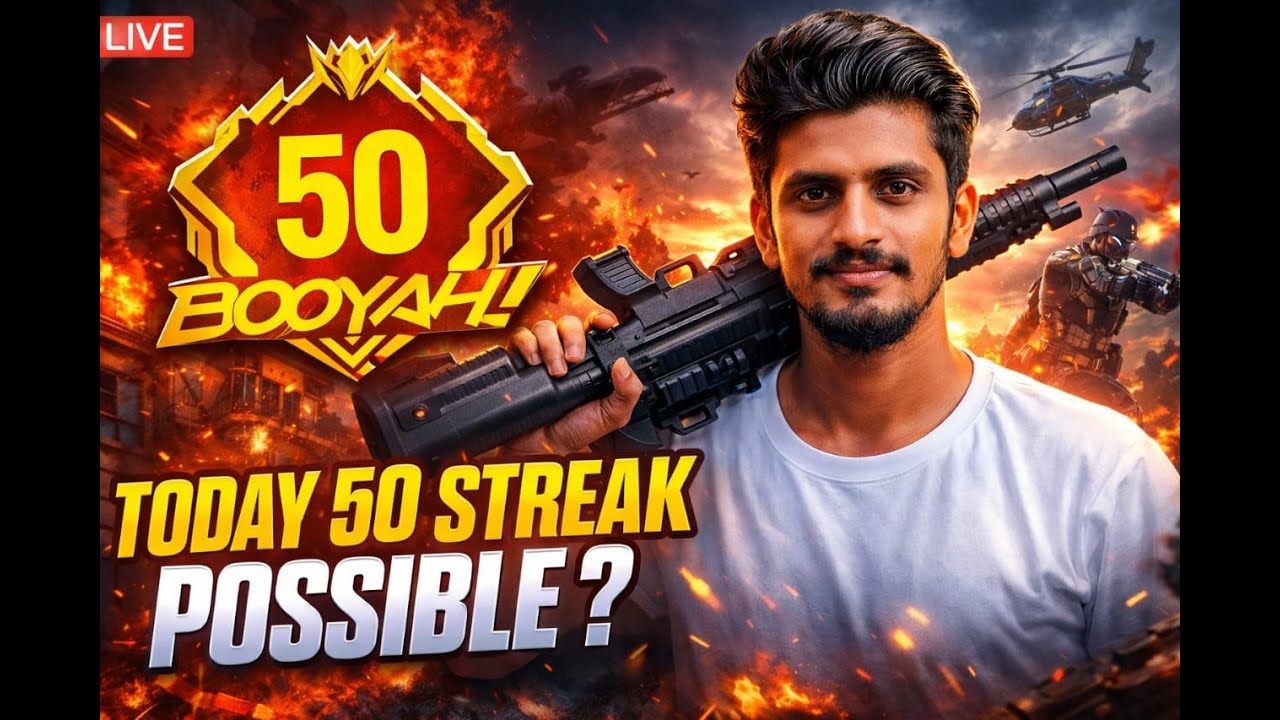 தமிழ்-🔥Grandmaster Rank Push CS 50 Booyah Strike {Day18}🔥Free Fire Max Live |ROAD TO 100K|#devanyt