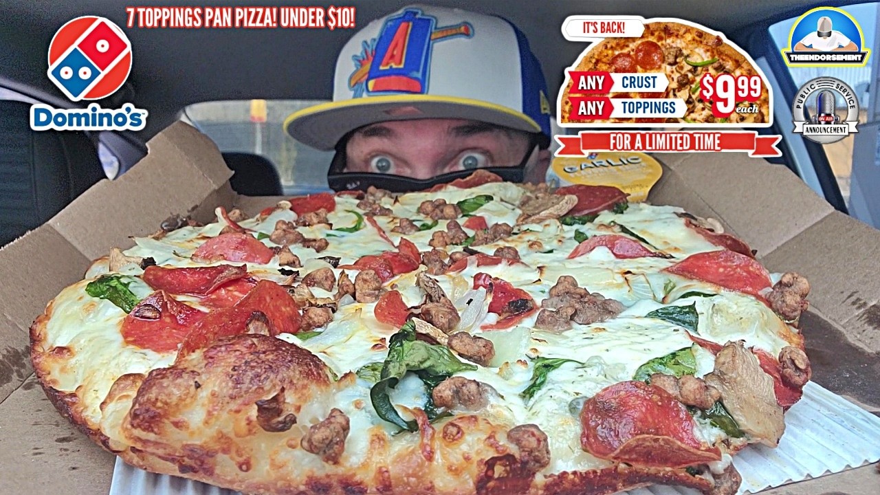 Акция Domino's Pizza®: любая пицца с любой начинкой за 9,99 долларов снова в продаже! 🍕🤑 | theend...