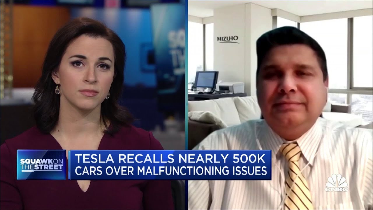Tesla recall won't materially affect the stock: Mizuho's Vijay Rakesh