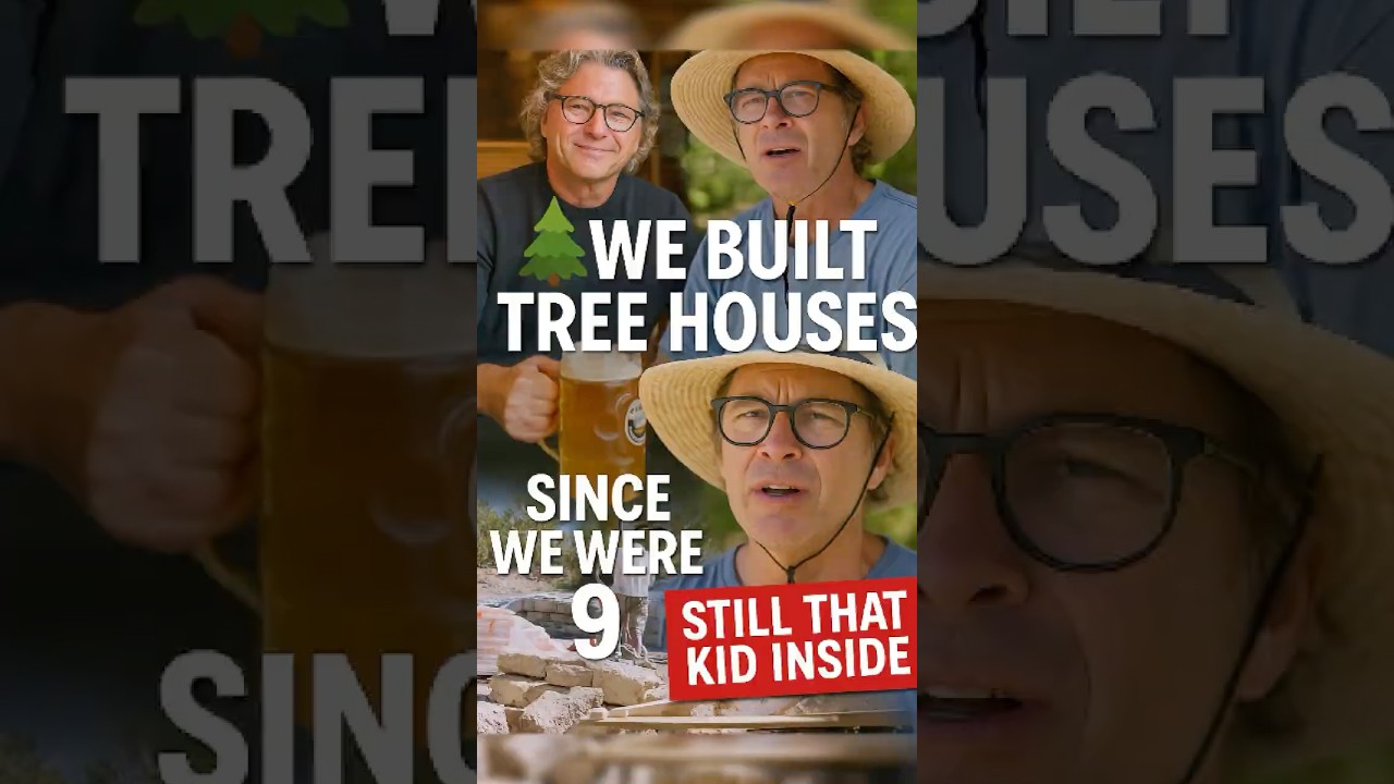 We Grew Up in the Forest, Building Tree Houses.